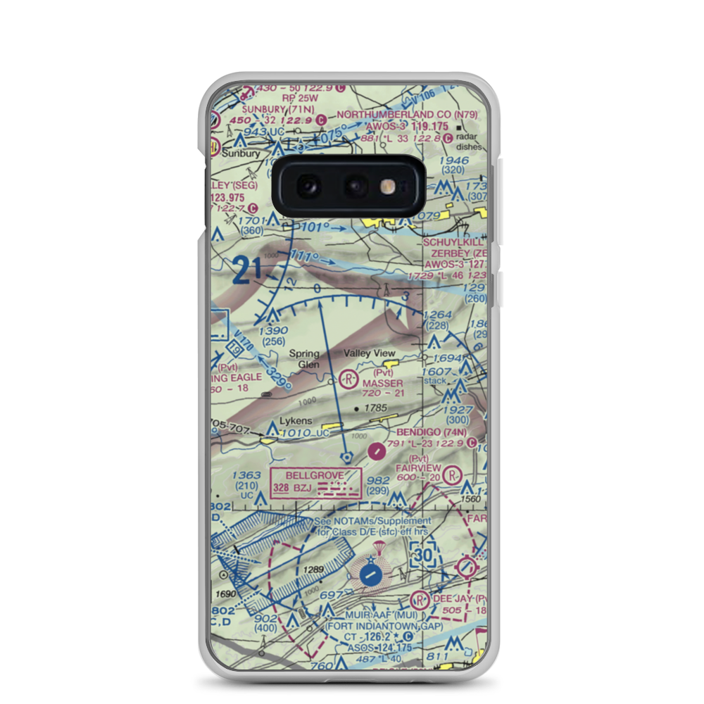 Masser Field (67PN) VFR Sectional Samsung Case Samsung Galaxy S10e model shown