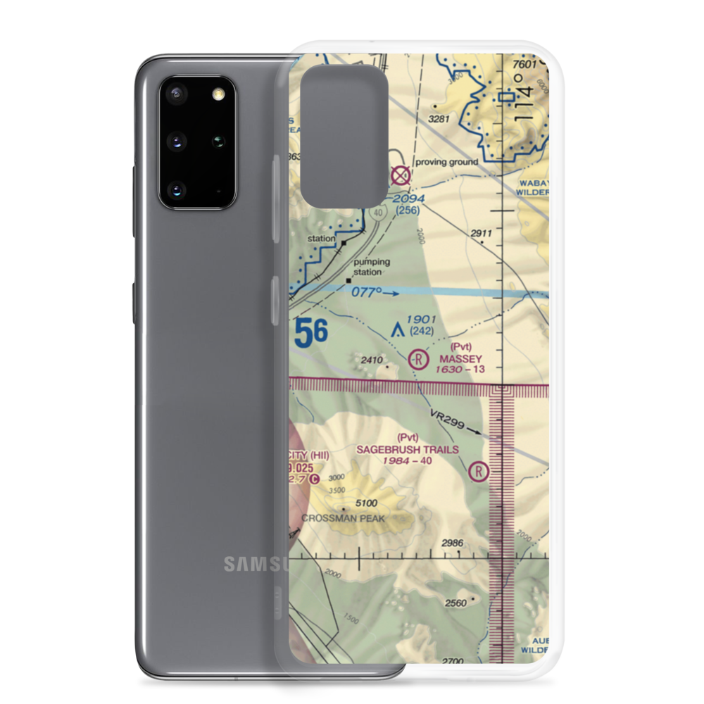 Massey Farm Airport (AZ34) VFR Sectional Samsung Case Samsung Galaxy S20 Plus model shown