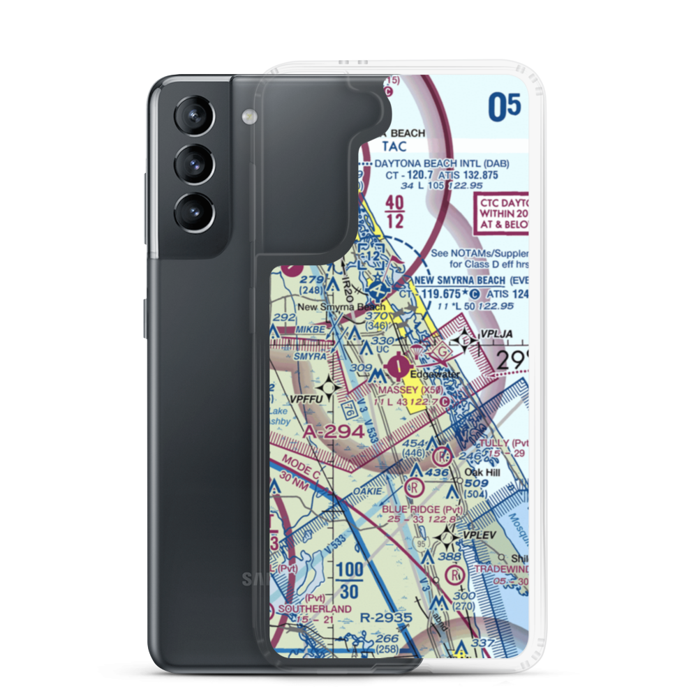 Massey Ranch Airpark (X50) VFR Sectional Samsung Case Samsung Galaxy S21 model shown
