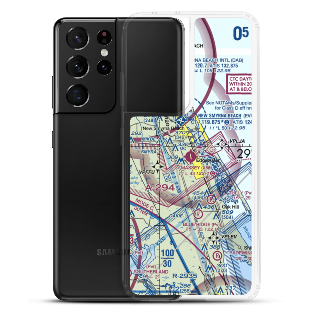 Massey Ranch Airpark (X50) VFR Sectional Samsung Case Samsung Galaxy S21 Ultra model shown