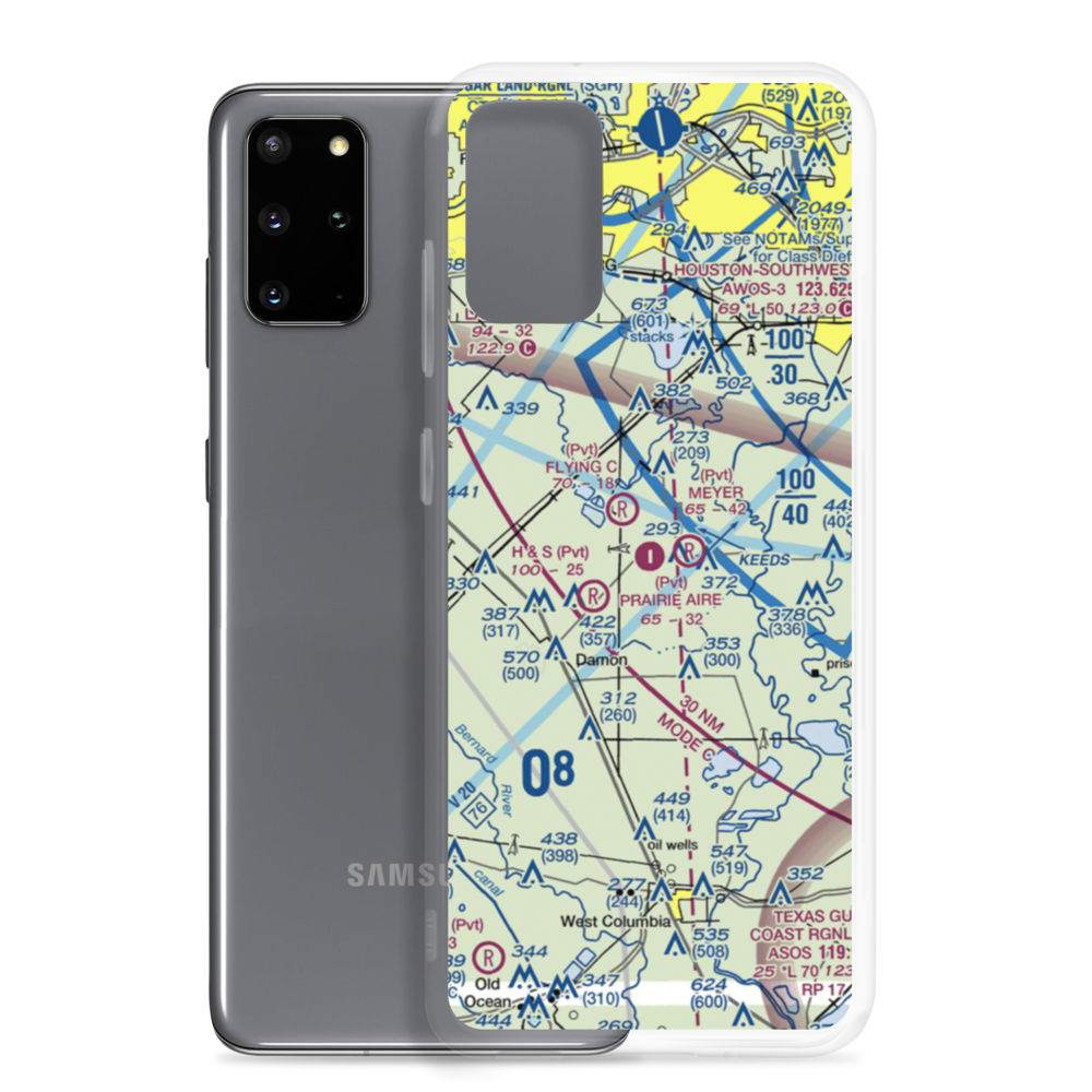 Massimiliano Memorial Field (4TA0) VFR Sectional Samsung Case Samsung Galaxy S20 Plus model shown