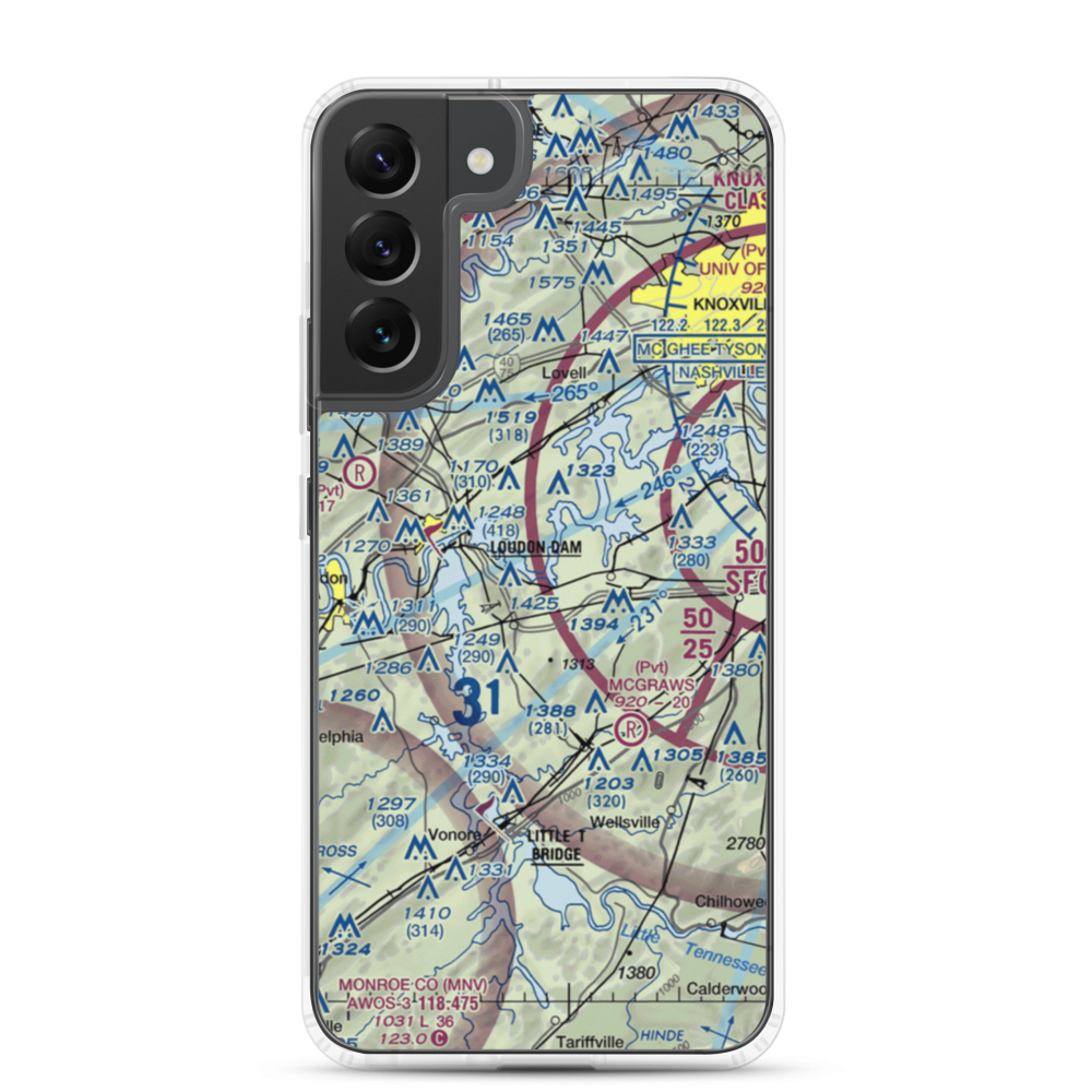 Massingale Airport (3TN8) VFR Sectional Samsung Case Samsung Galaxy S22 Plus model shown