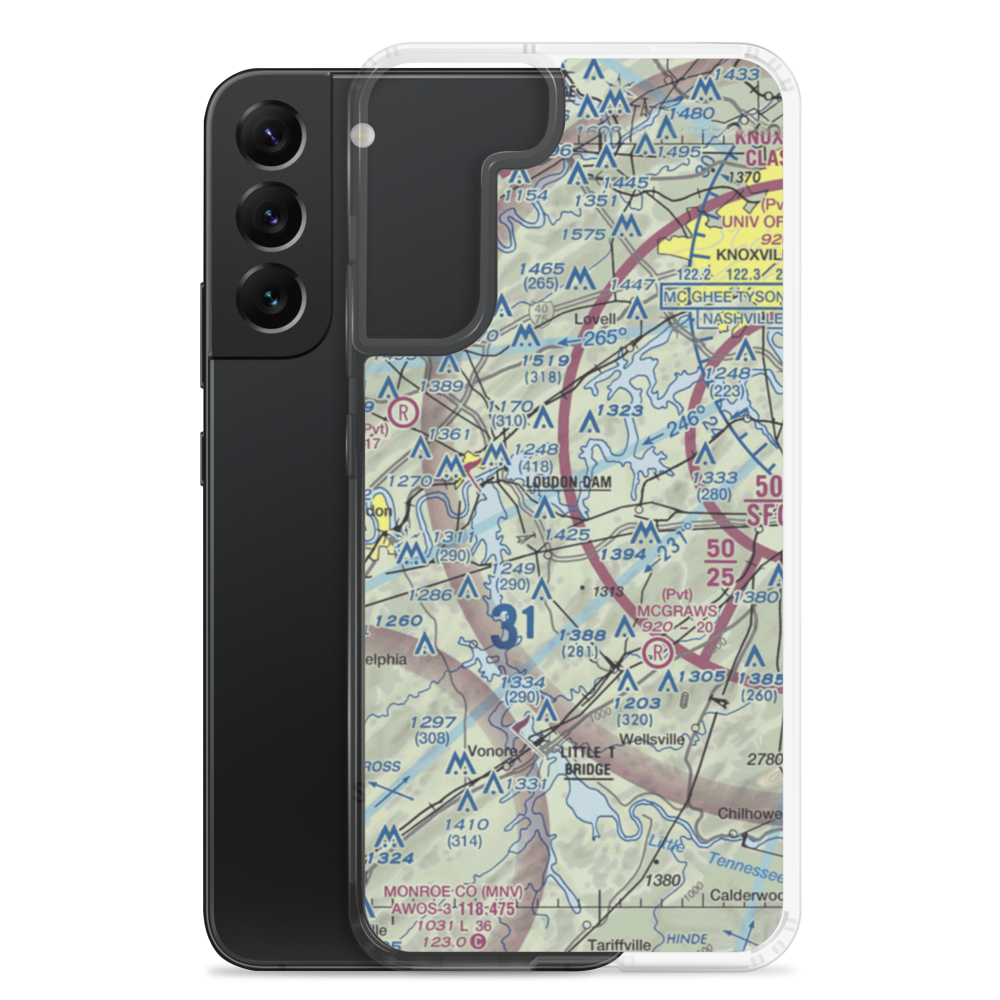 Massingale Airport (3TN8) VFR Sectional Samsung Case Samsung Galaxy S22 Plus model shown