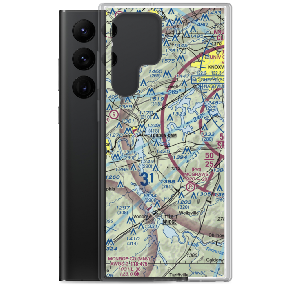 Massingale Airport (3TN8) VFR Sectional Samsung Case Samsung Galaxy S22 Ultra model shown