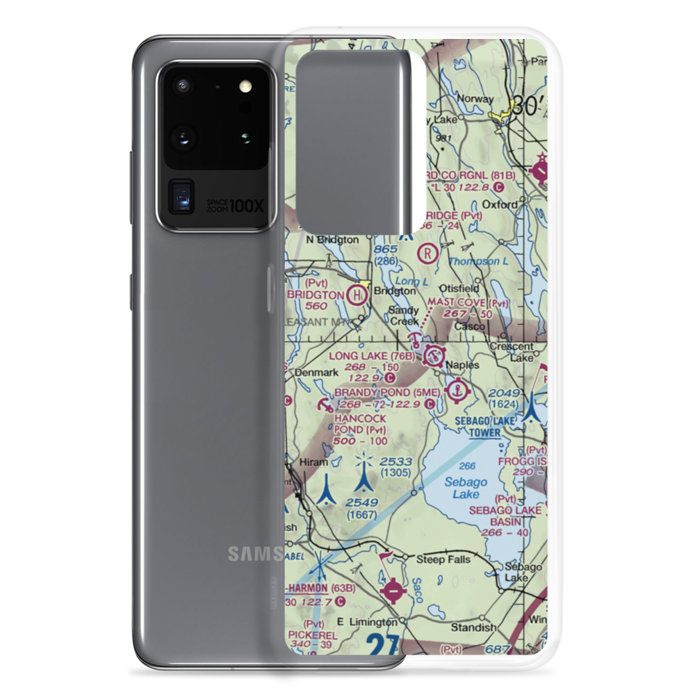 Mast Cove Seaplane Base (3ME8) VFR Sectional Samsung Case Samsung Galaxy S20 Ultra model shown