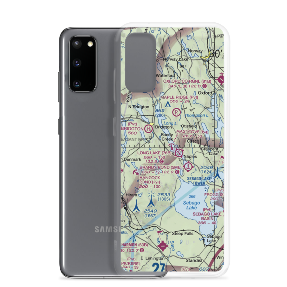 Mast Cove Seaplane Base (3ME8) VFR Sectional Samsung Case Samsung Galaxy S20 model shown