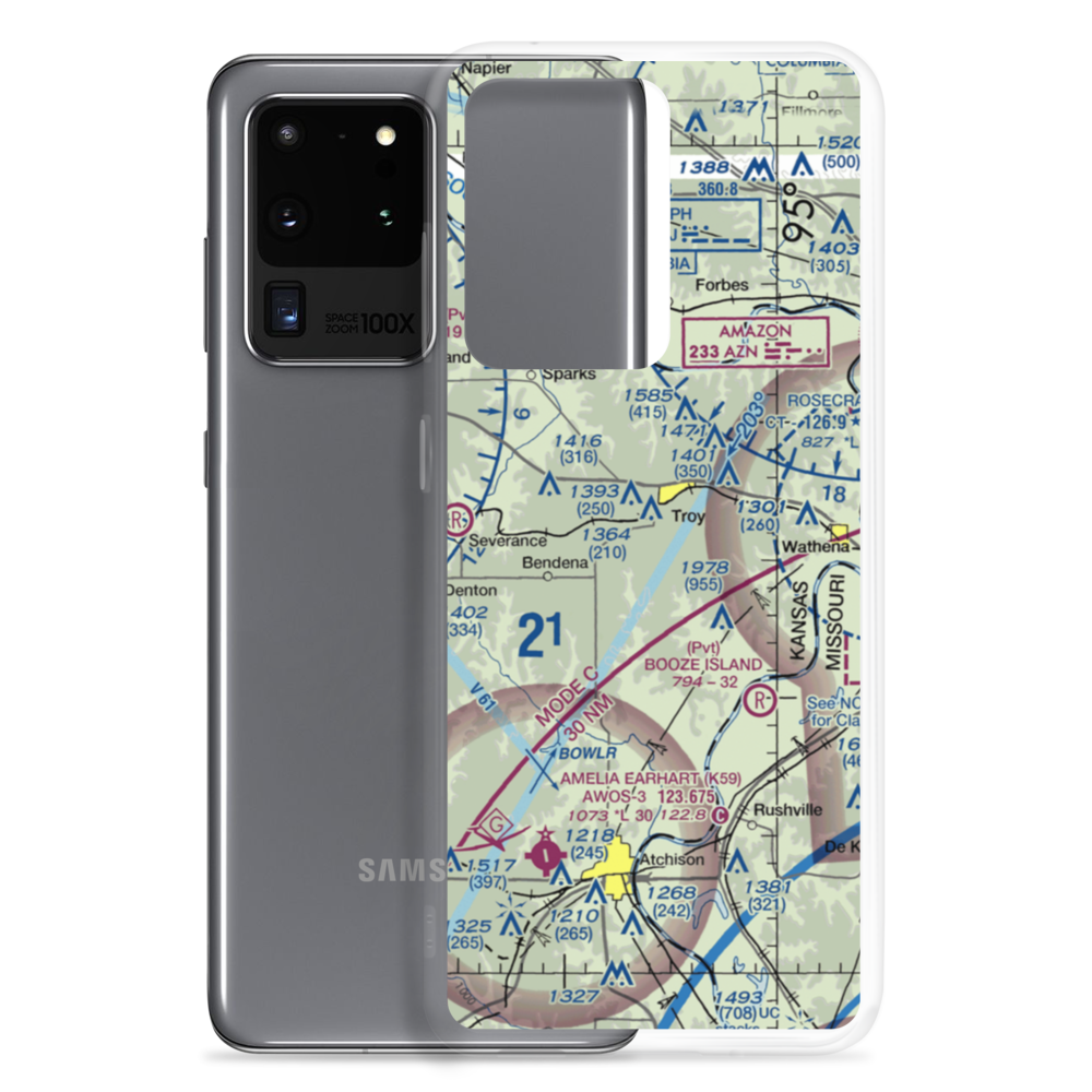 Masters Field (61KS) VFR Sectional Samsung Case Samsung Galaxy S20 Ultra model shown
