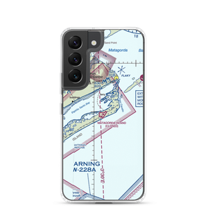 Matagorda Island Air Force Base (MGI) VFR Sectional Samsung Case