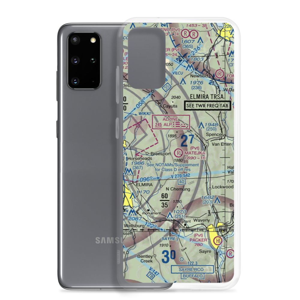 Matejka Field (NK54) VFR Sectional Samsung Case Samsung Galaxy S20 Plus model shown