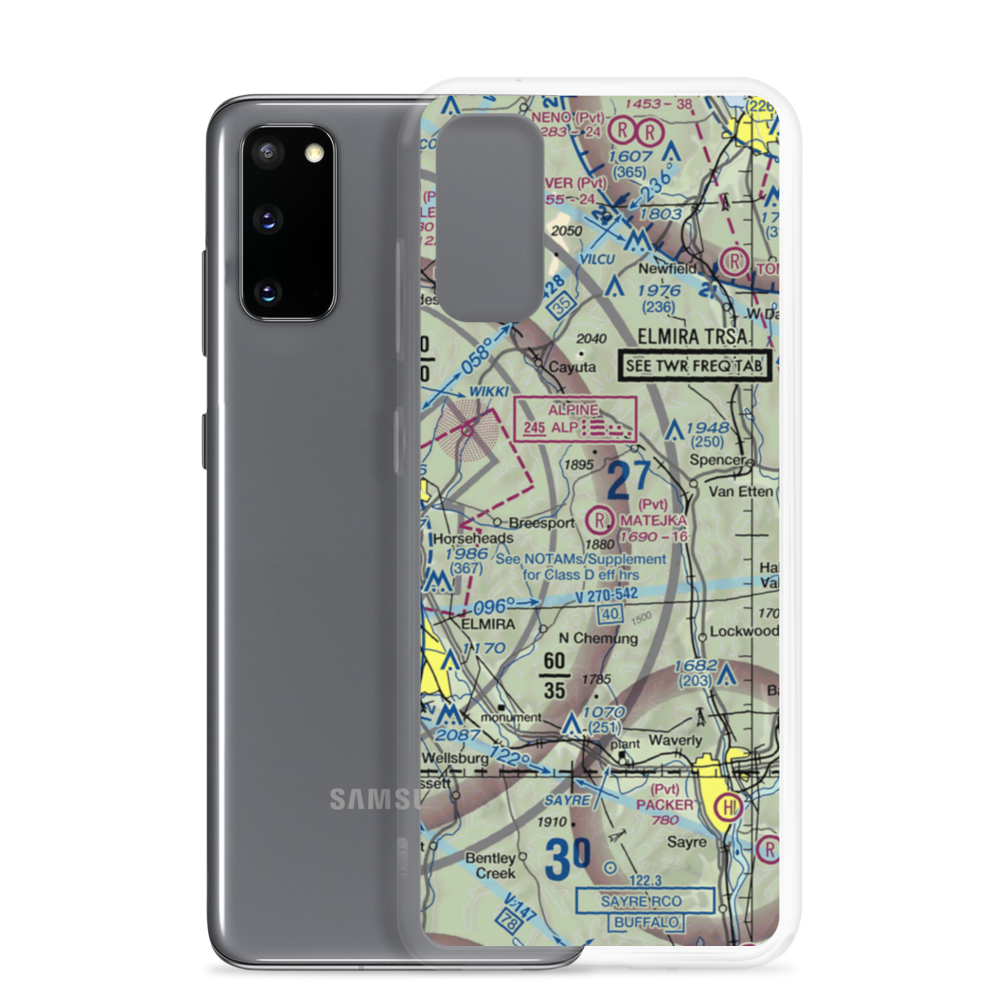 Matejka Field (NK54) VFR Sectional Samsung Case Samsung Galaxy S20 model shown