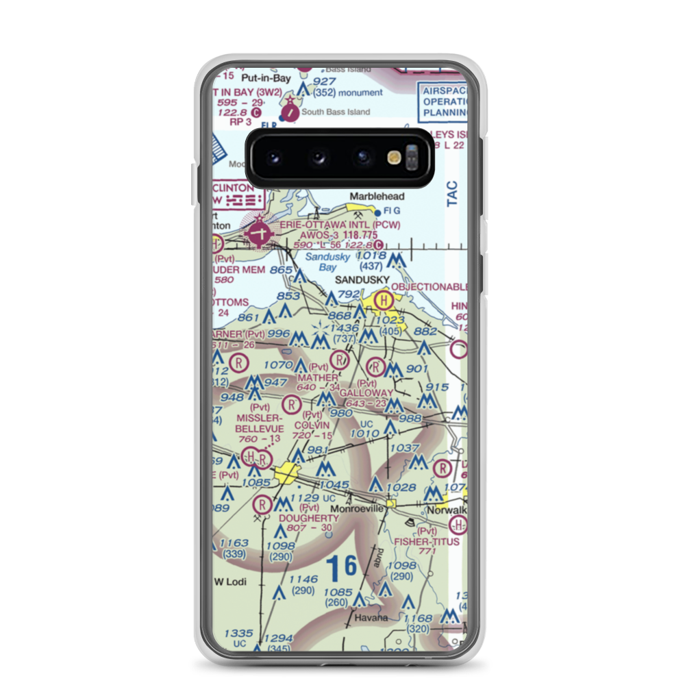 Mather Field (1OH3) VFR Sectional Samsung Case Samsung Galaxy S10 model shown