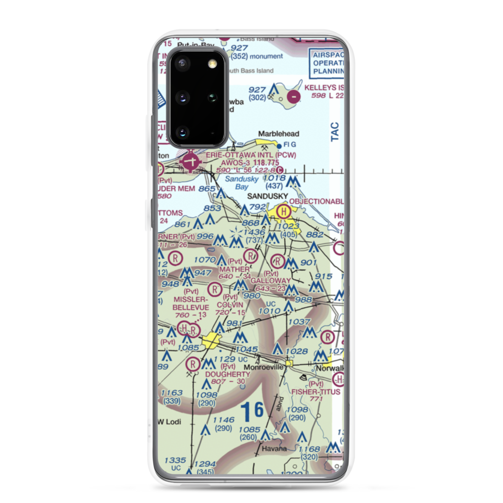 Mather Field (1OH3) VFR Sectional Samsung Case Samsung Galaxy S20 Plus model shown