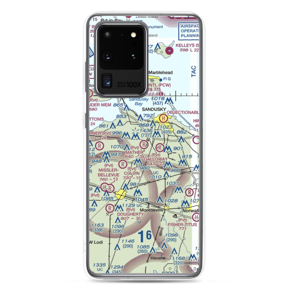 Mather Field (1OH3) VFR Sectional Samsung Case Samsung Galaxy S20 Ultra model shown