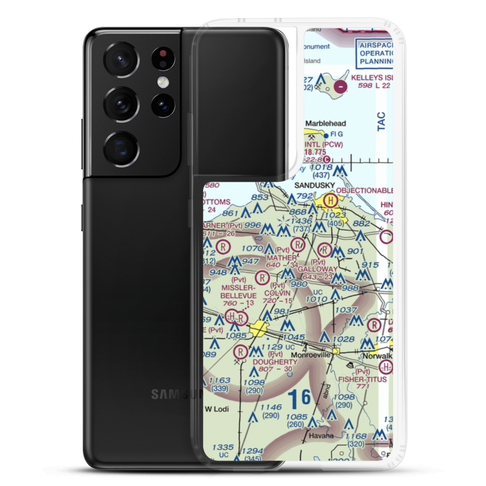Mather Field (1OH3) VFR Sectional Samsung Case Samsung Galaxy S21 Ultra model shown
