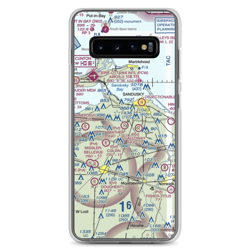 Mather Field (1OH3) VFR Sectional Samsung Case Samsung Galaxy S10+ model shown