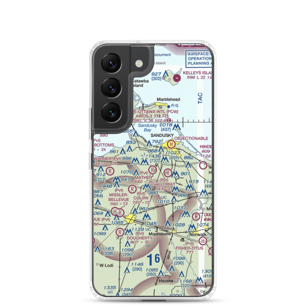 Mather Field (1OH3) VFR Sectional Samsung Case Samsung Galaxy S22 model shown