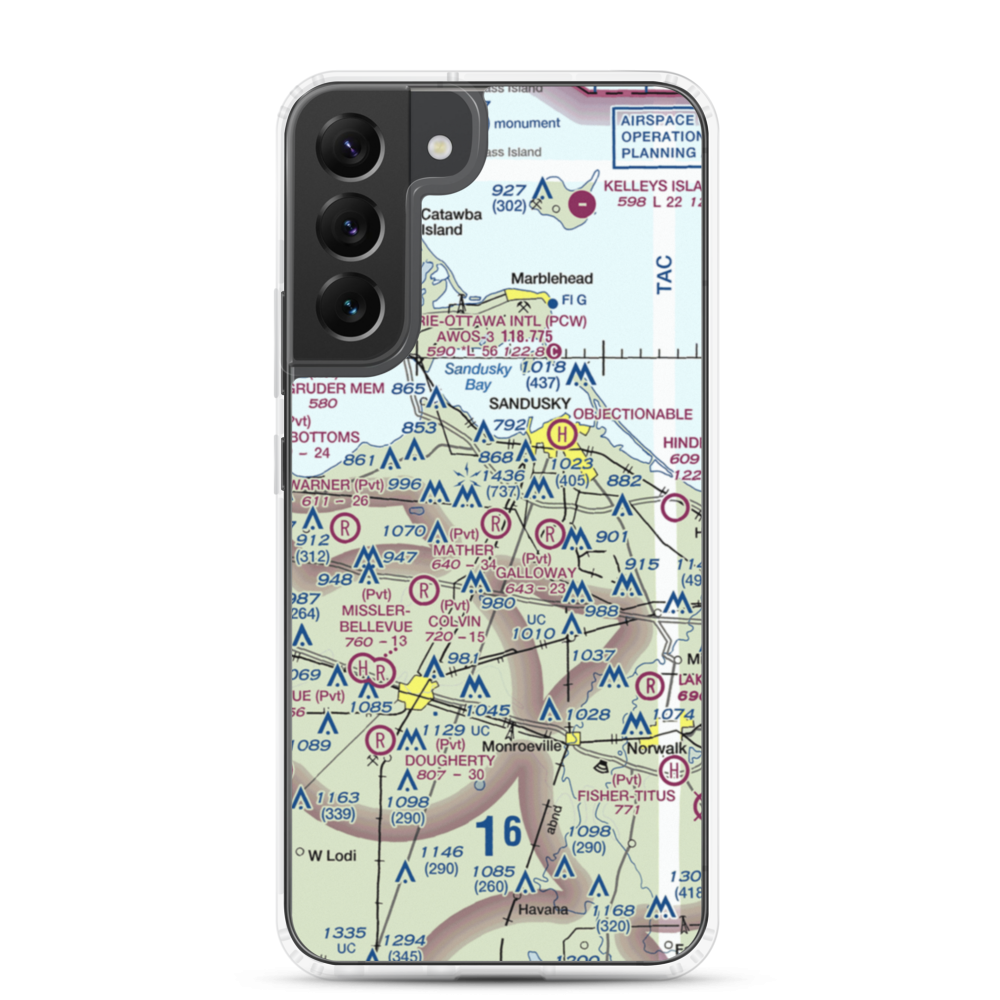 Mather Field (1OH3) VFR Sectional Samsung Case Samsung Galaxy S22 Plus model shown