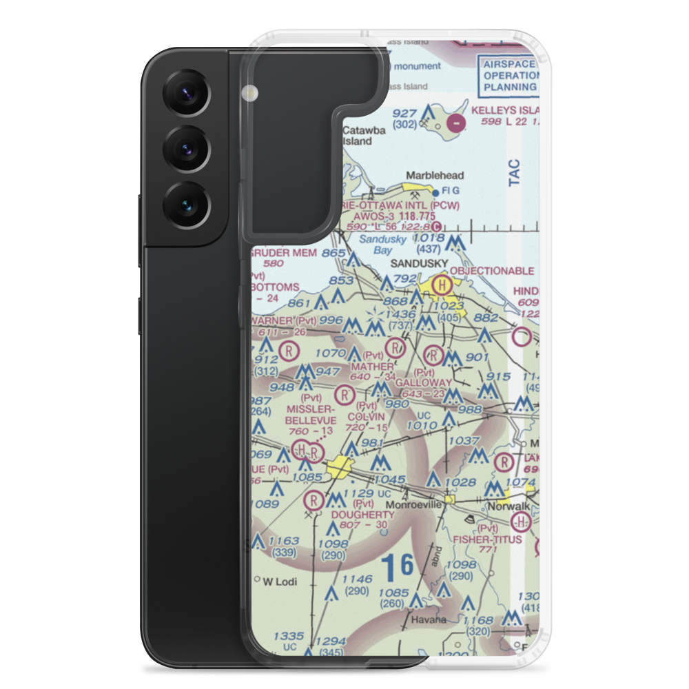Mather Field (1OH3) VFR Sectional Samsung Case Samsung Galaxy S22 Plus model shown