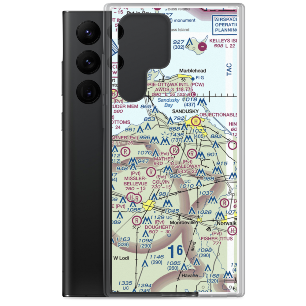 Mather Field (1OH3) VFR Sectional Samsung Case Samsung Galaxy S22 Ultra model shown