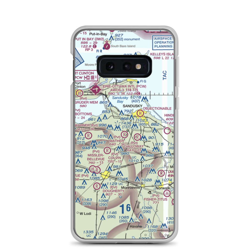 Mather Field (1OH3) VFR Sectional Samsung Case Samsung Galaxy S10e model shown