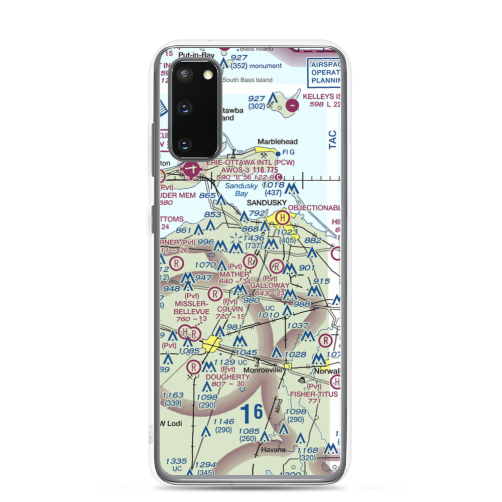 Mather Field (1OH3) VFR Sectional Samsung Case Samsung Galaxy S20 model shown