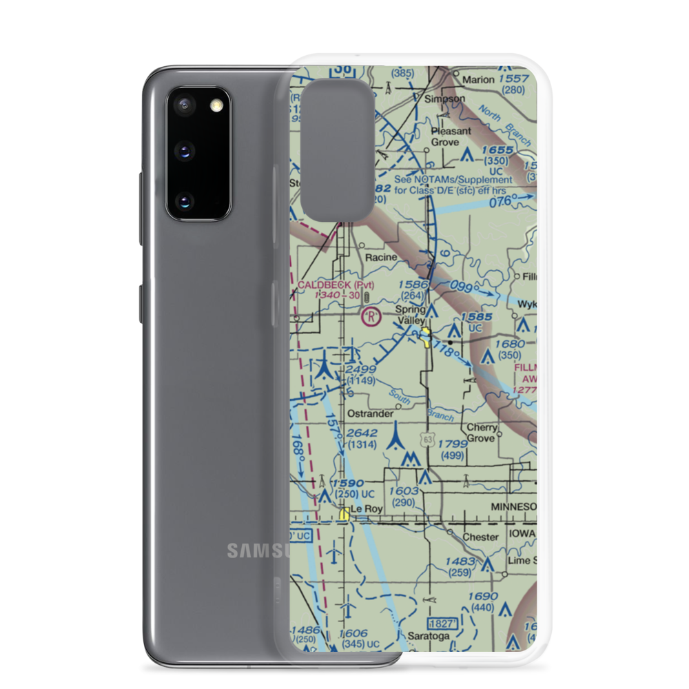 Matson Field (0MN6) VFR Sectional Samsung Case Samsung Galaxy S20 model shown