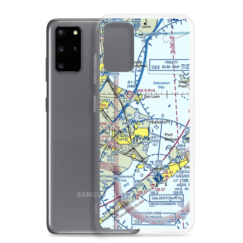 Matt Doyle Airpark (55TE) VFR Sectional Samsung Case Samsung Galaxy S20 Plus model shown