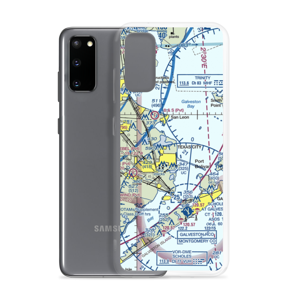 Matt Doyle Airpark (55TE) VFR Sectional Samsung Case Samsung Galaxy S20 model shown