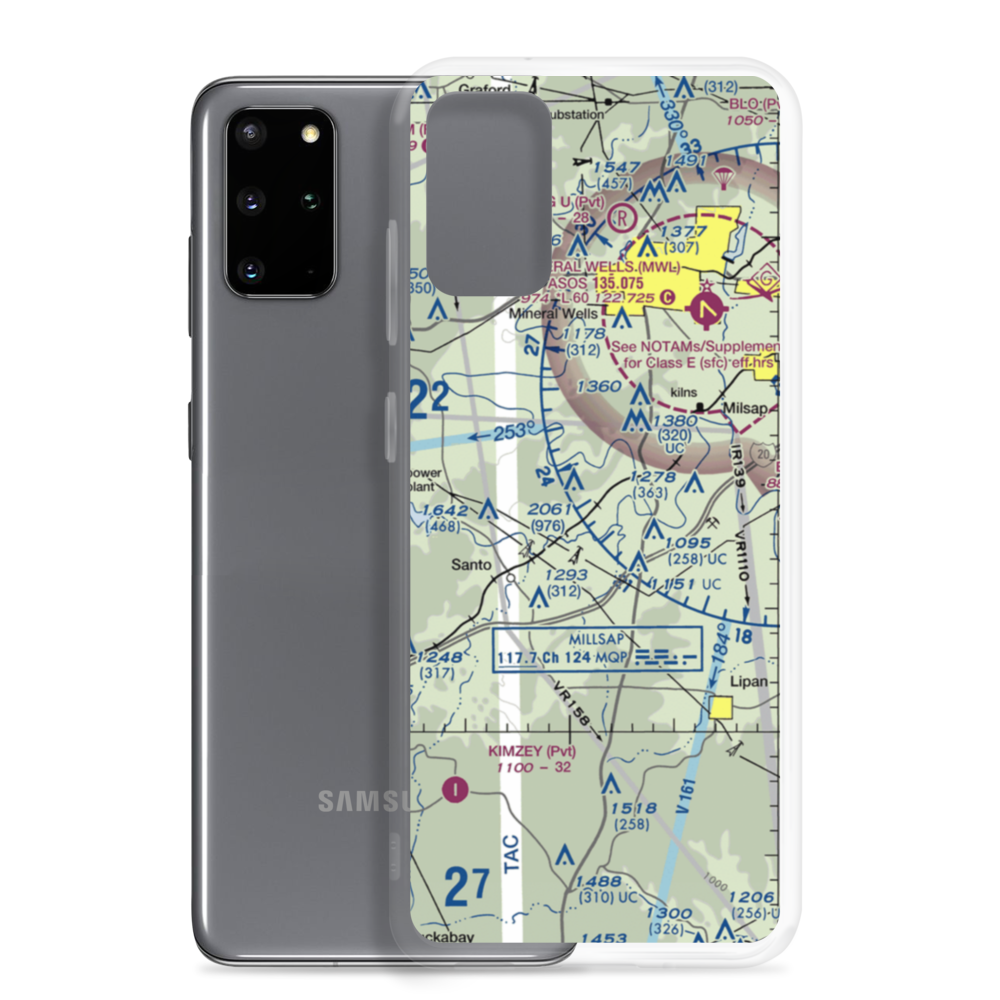 Matthews Ranch Airport (86TE) VFR Sectional Samsung Case Samsung Galaxy S20 Plus model shown