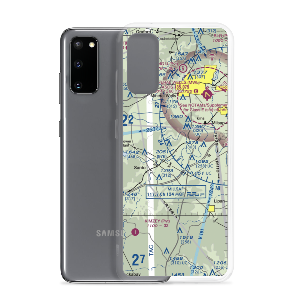Matthews Ranch Airport (86TE) VFR Sectional Samsung Case Samsung Galaxy S20 model shown