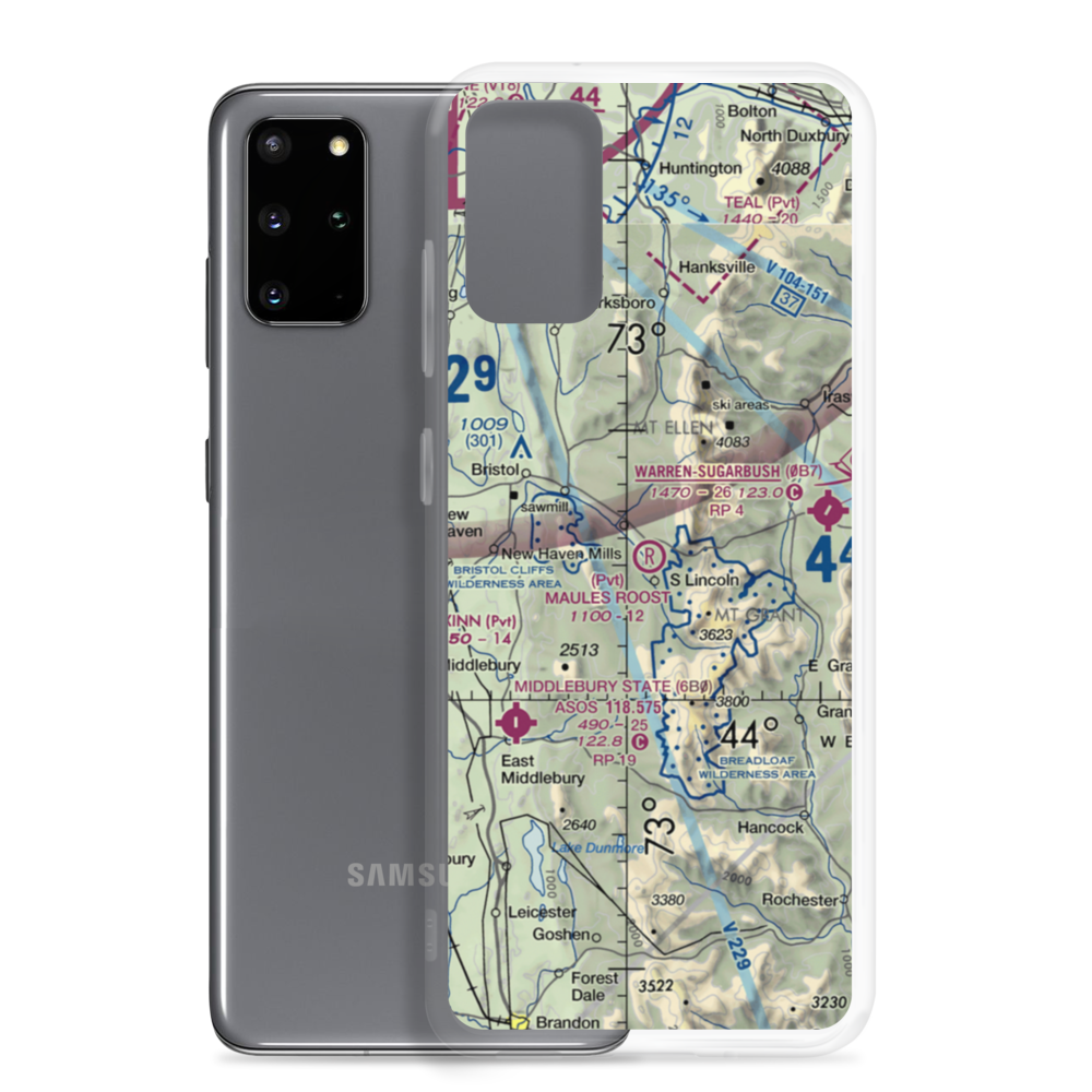 Maule's Roost Airport (VT03) VFR Sectional Samsung Case Samsung Galaxy S20 Plus model shown