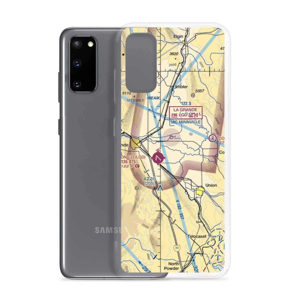 Maxwell Private Airport (3OR2) VFR Sectional Samsung Case Samsung Galaxy S20 model shown