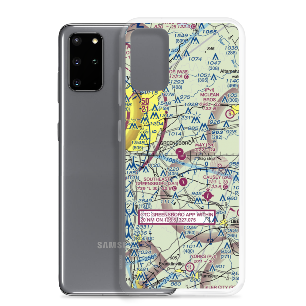 May Airport (80NC) VFR Sectional Samsung Case Samsung Galaxy S20 Plus model shown