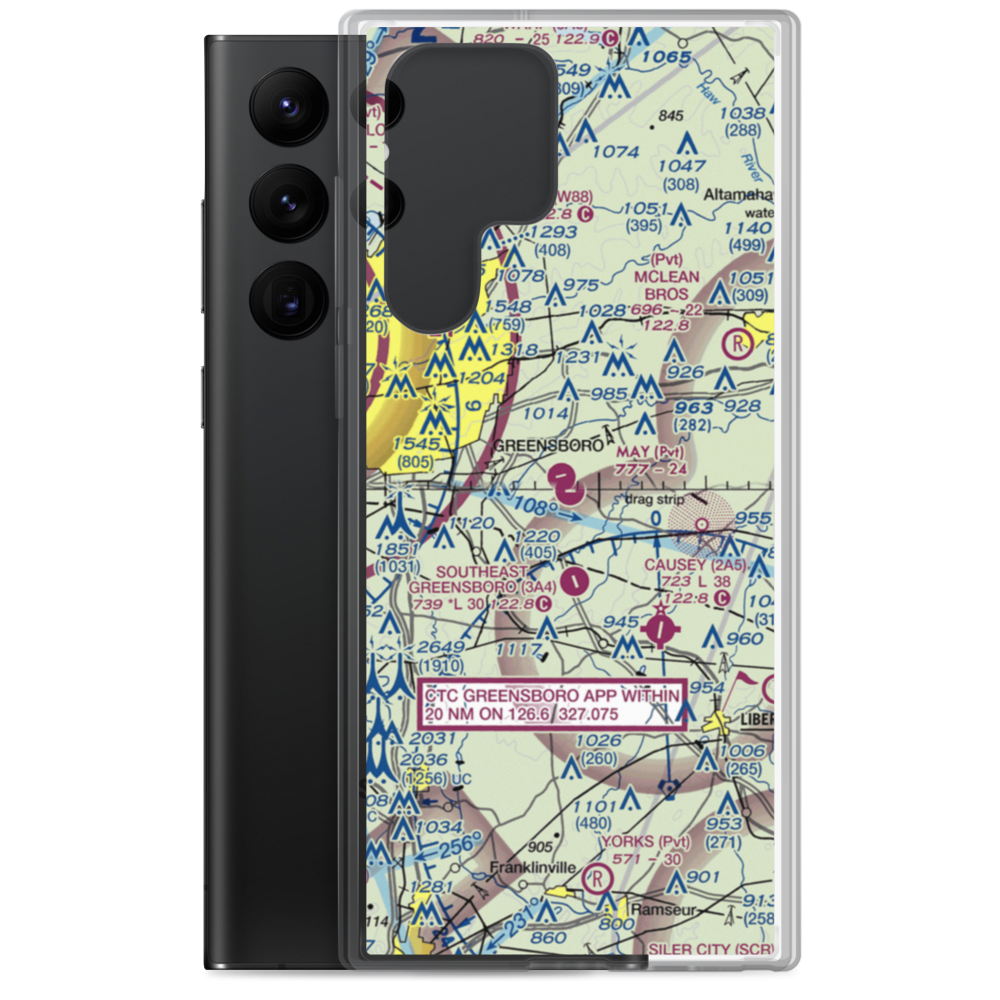 May Airport (80NC) VFR Sectional Samsung Case Samsung Galaxy S22 Ultra model shown