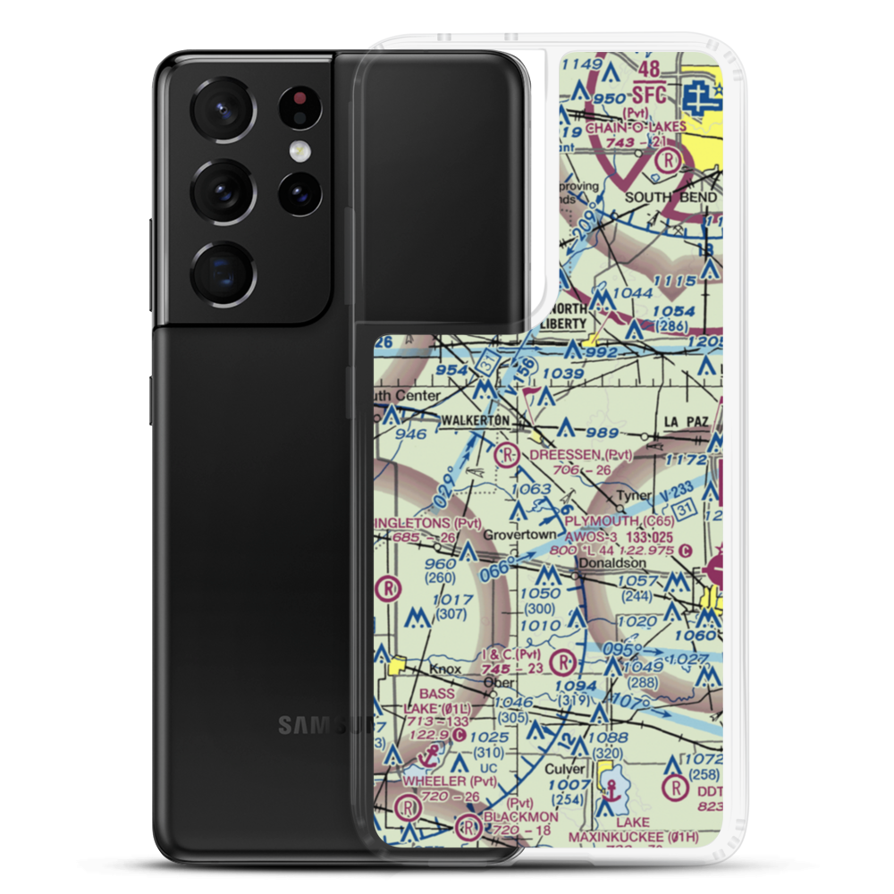 May's Strip (87IN) VFR Sectional Samsung Case Samsung Galaxy S21 Ultra model shown