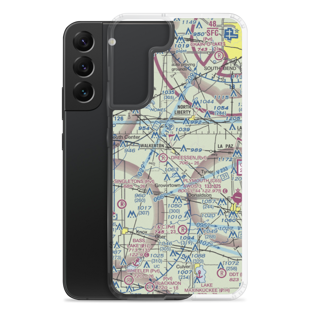 May's Strip (87IN) VFR Sectional Samsung Case Samsung Galaxy S22 Plus model shown