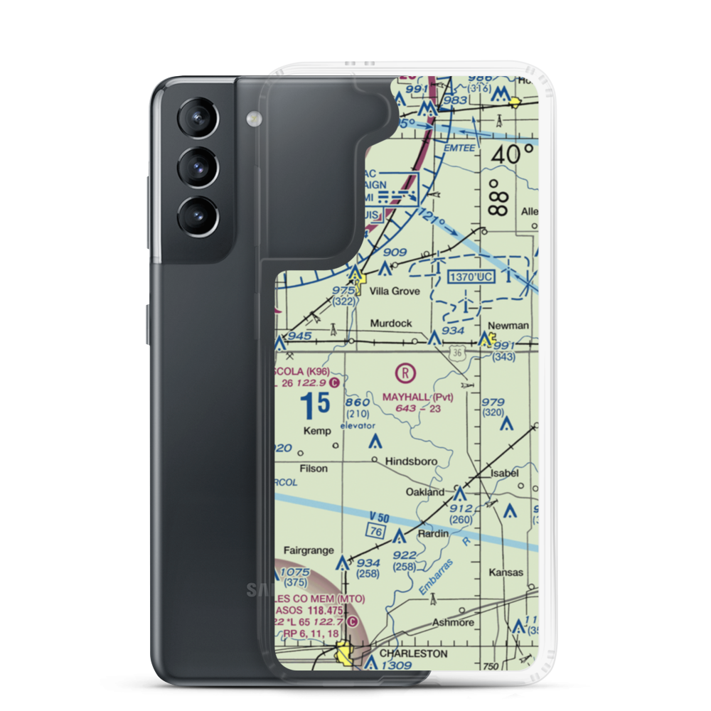 Mayhall Airport (5LL3) VFR Sectional Samsung Case Samsung Galaxy S21 model shown