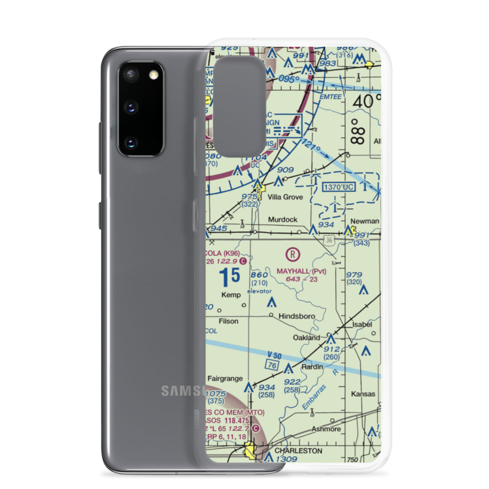 Mayhall Airport (5LL3) VFR Sectional Samsung Case Samsung Galaxy S20 model shown