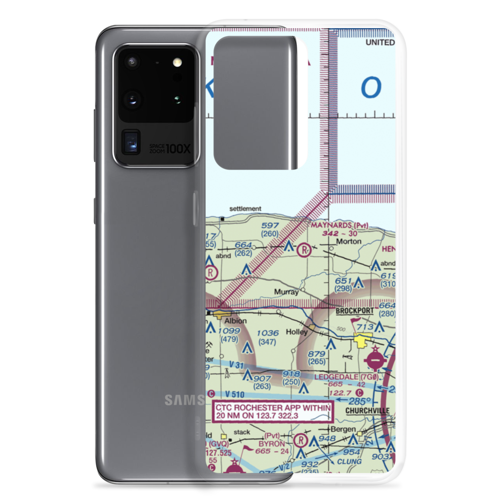 Maynard's Airport (56NY) VFR Sectional Samsung Case Samsung Galaxy S20 Ultra model shown
