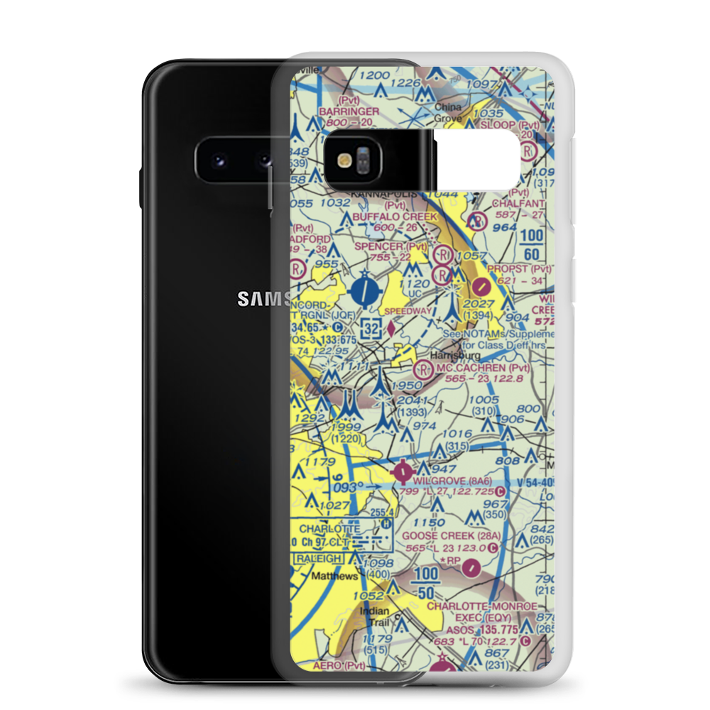 Mc Cachren Field (3NC6) VFR Sectional Samsung Case Samsung Galaxy S10 model shown