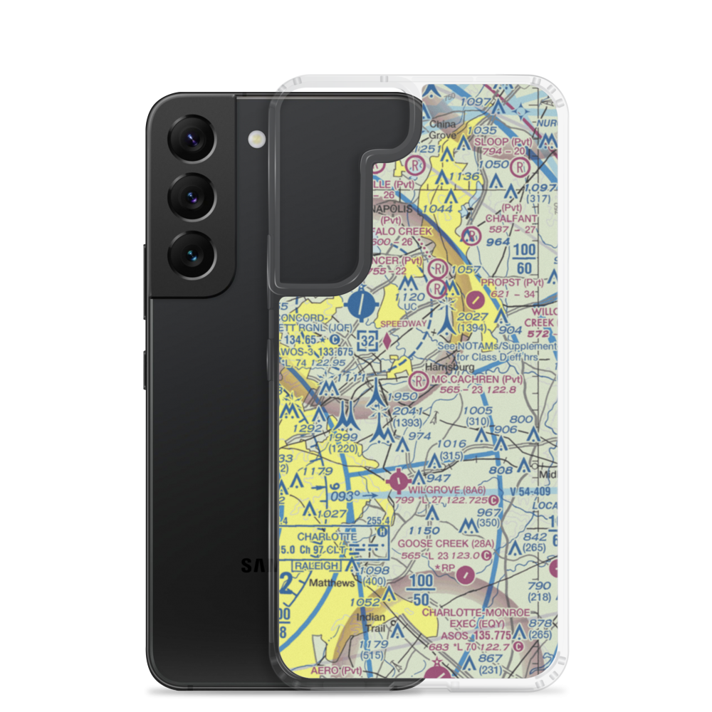 Mc Cachren Field (3NC6) VFR Sectional Samsung Case Samsung Galaxy S22 model shown