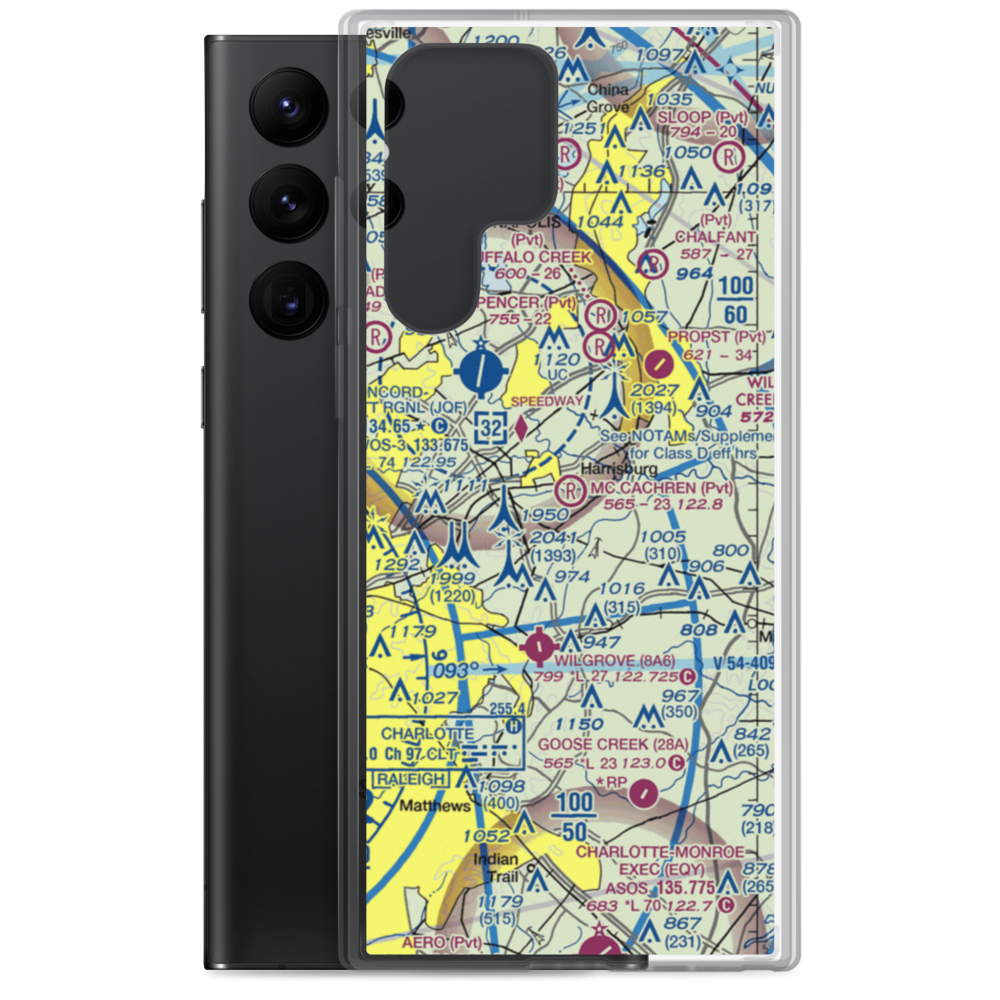 Mc Cachren Field (3NC6) VFR Sectional Samsung Case Samsung Galaxy S22 Ultra model shown
