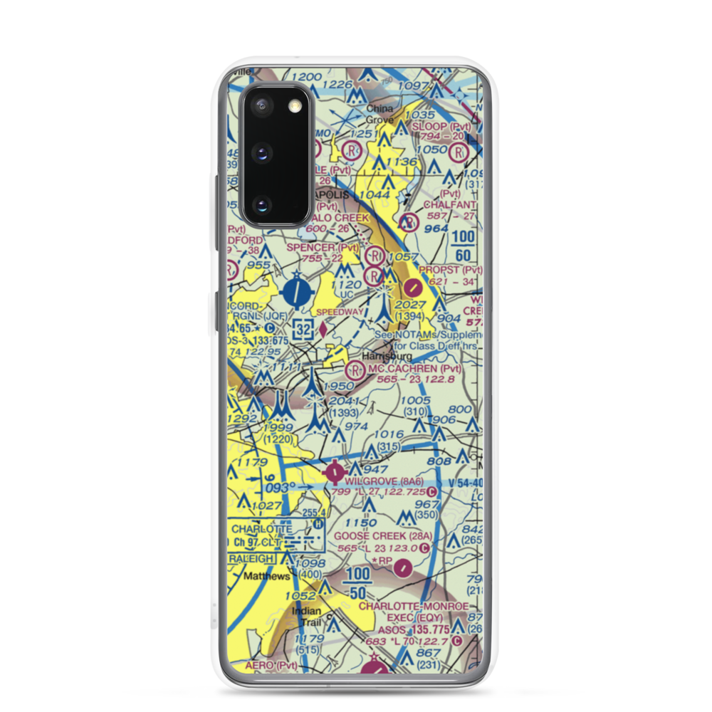 Mc Cachren Field (3NC6) VFR Sectional Samsung Case Samsung Galaxy S20 model shown