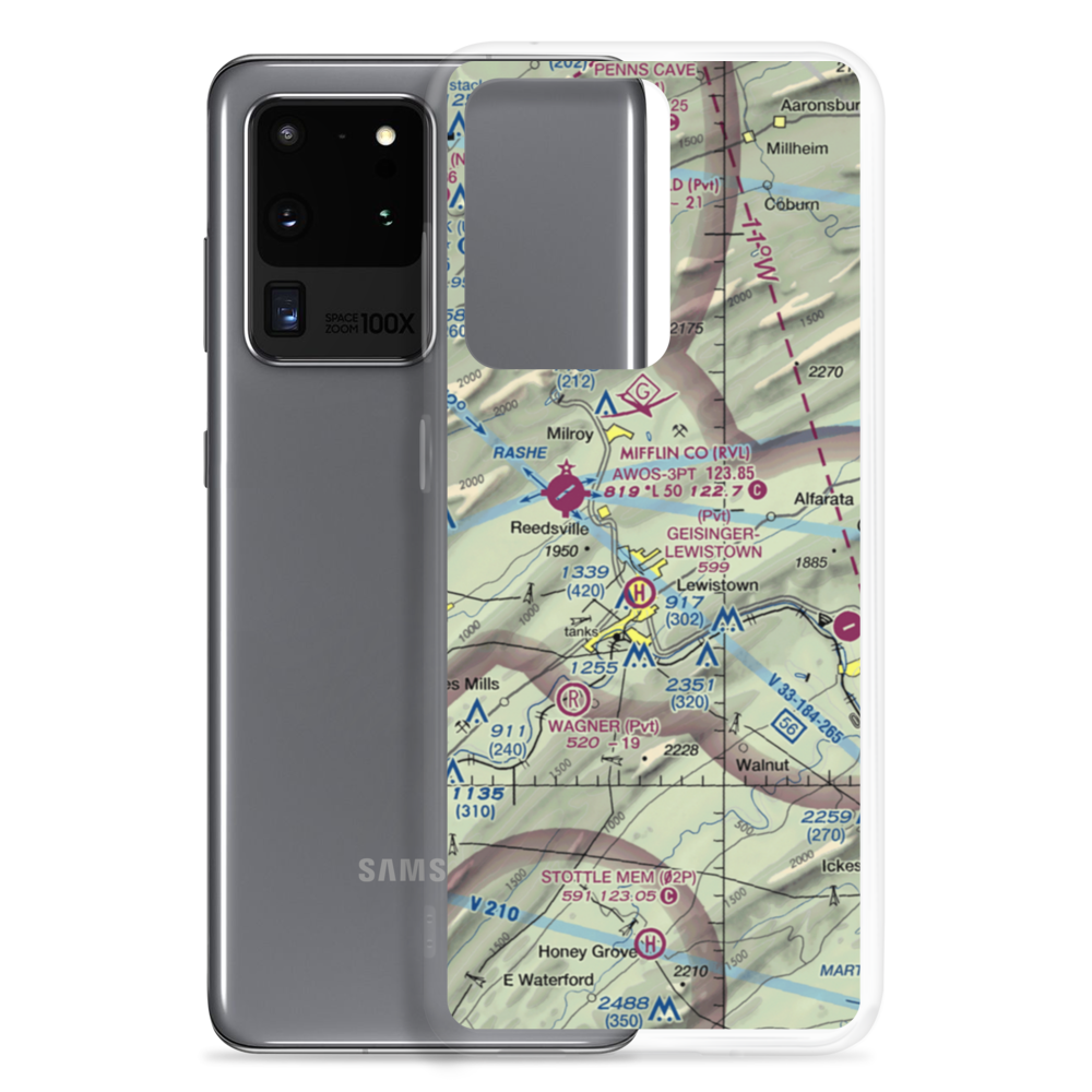 Mc Cardle Farm Airport (PS11) VFR Sectional Samsung Case Samsung Galaxy S20 Ultra model shown