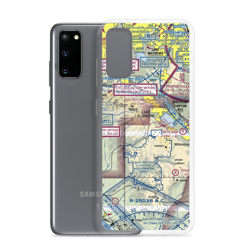 Mc Conville Airstrip (CA42) VFR Sectional Samsung Case Samsung Galaxy S20 model shown