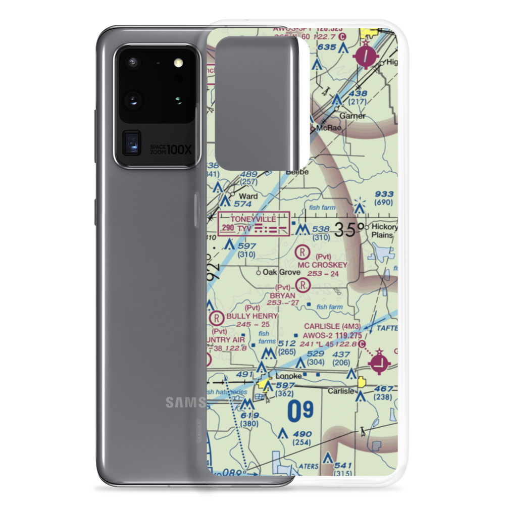 Mc Croskey Field (12XS) VFR Sectional Samsung Case Samsung Galaxy S20 Ultra model shown