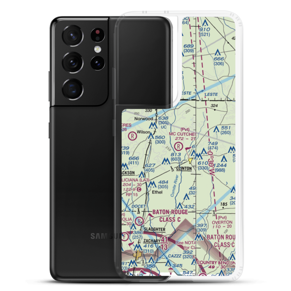Mc Cutcheon Field (LA83) VFR Sectional Samsung Case Samsung Galaxy S21 Ultra model shown