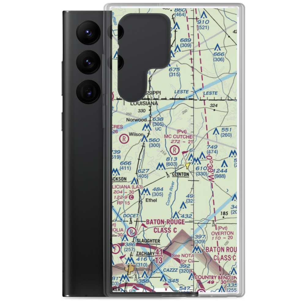 Mc Cutcheon Field (LA83) VFR Sectional Samsung Case Samsung Galaxy S22 Ultra model shown