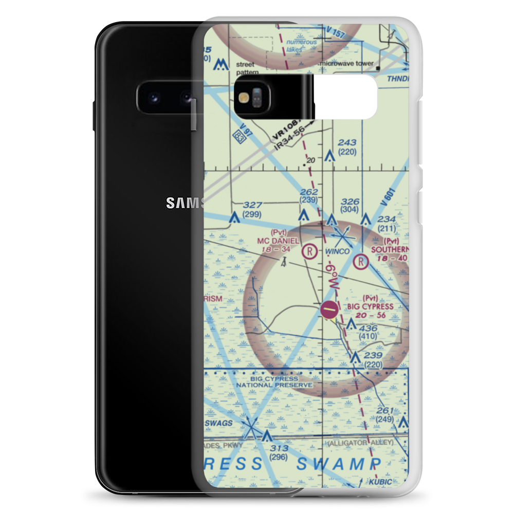 Mc Daniel Ranch Inc. Airport (0FL9) VFR Sectional Samsung Case Samsung Galaxy S10+ model shown