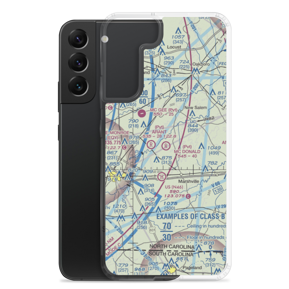 Mc Donald Field (3NC4) VFR Sectional Samsung Case Samsung Galaxy S22 Plus model shown